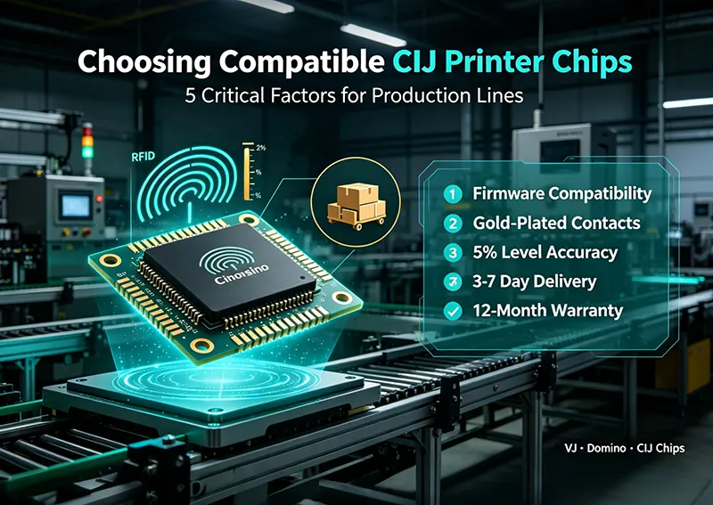 5 Key Factors When Choosing Compatible CIJ Printer Chips
