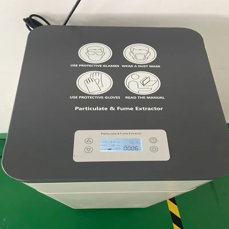 Laser Fume Extractor Industrial Laser Fume Purifier Dust Collector with HEPA Filter for Laser Marking Machine