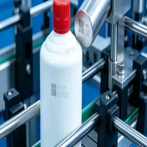 Wine Bottle Coding Solution with CIJ Inkjet Printer