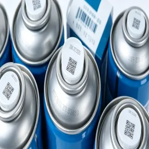 Spray Can Coding Solution with CIJ Inkjet Printer